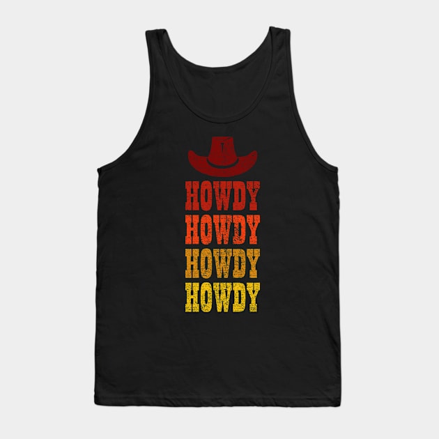 Howdy shirt Cowgirl Rodeo Tank Top by Boo Face Designs